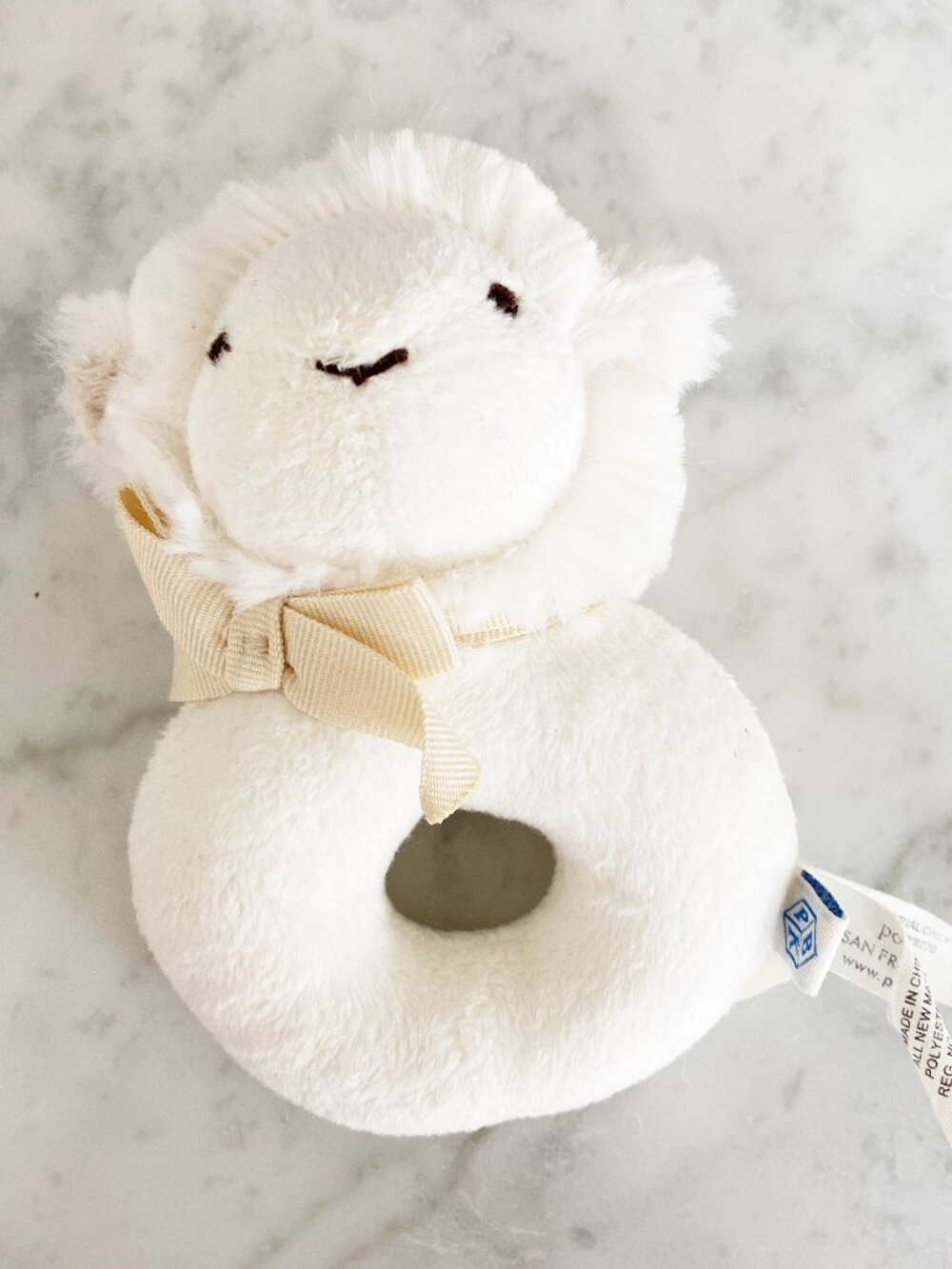 Pottery Barn Kids Lamb Rattle